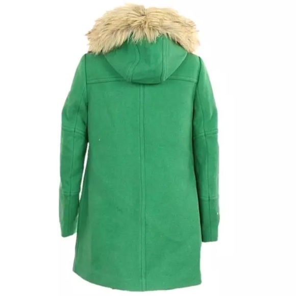 J Crew Chateau Parka in Emerald Green NEW - Picture 2 of 4